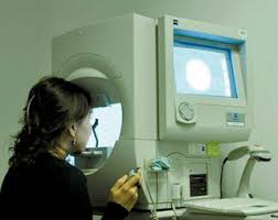 Perimetry Test for Diagnosing Glaucoma