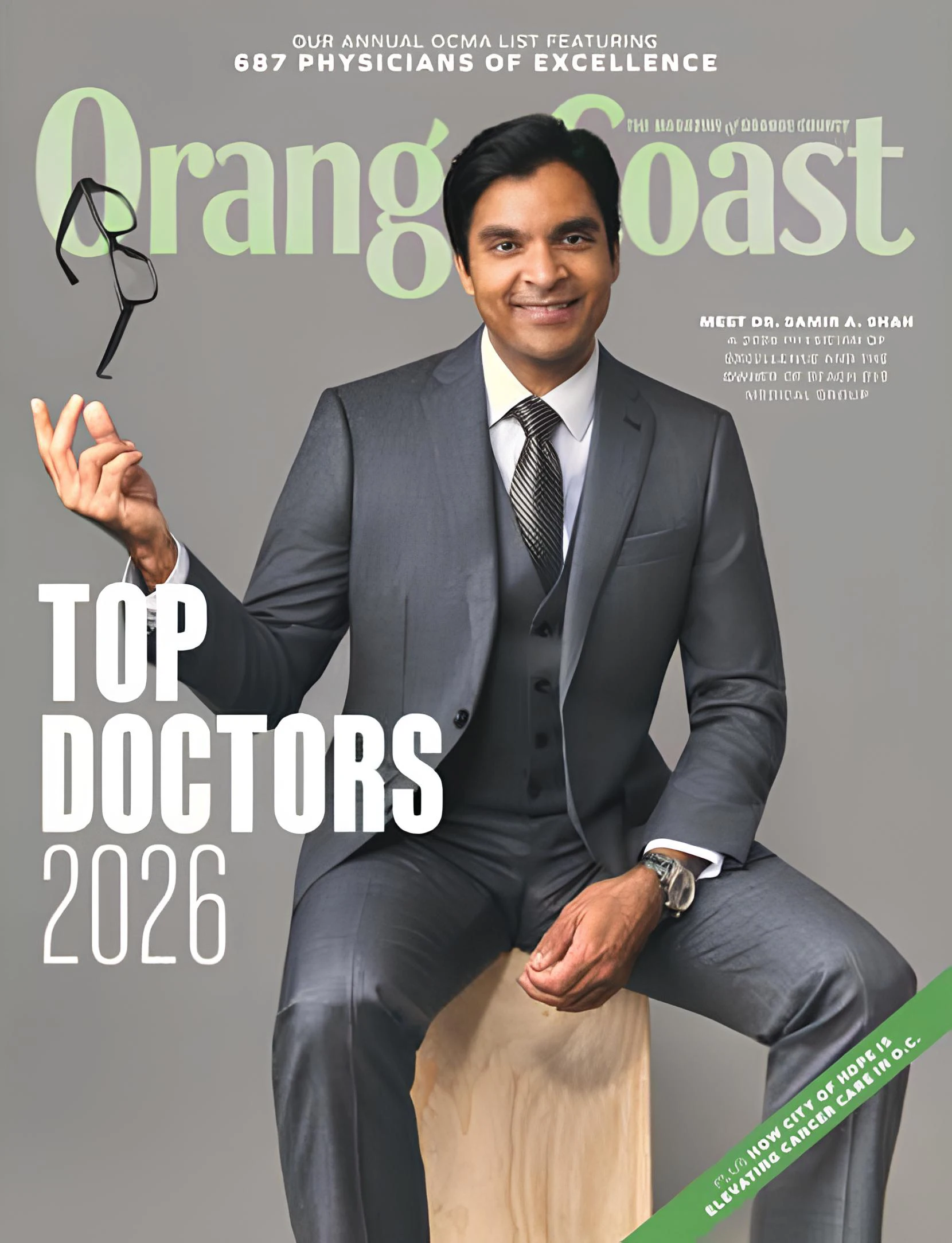 Dr. Samir Shah was voted a top doctor for 2020–2024 and recently 2026 by Orange Coast Magazine.